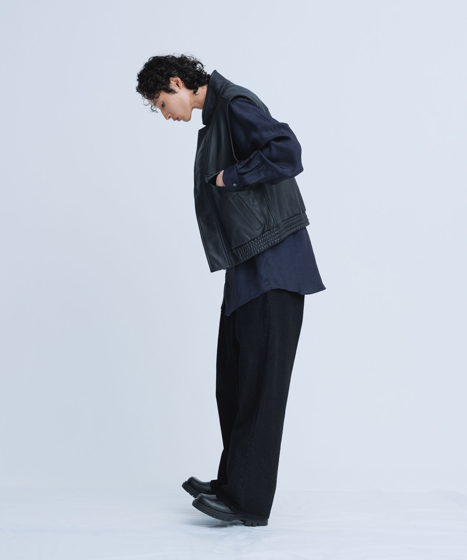 ADAM ET ROPE'「【別注】《ne Quittez pas / ヌキテパ》OVER SIZE Caftan SHIRT」|シャツ・ブラウス|