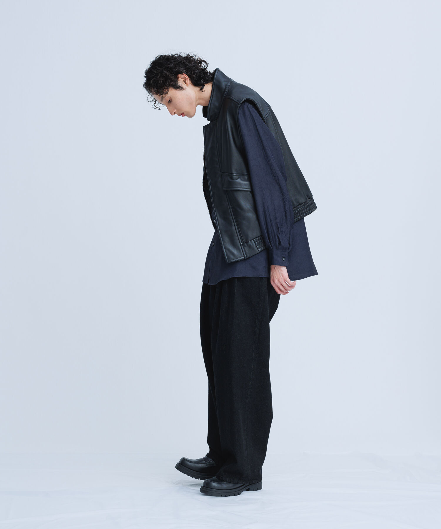 ADAM ET ROPE'「【別注】《ne Quittez pas / ヌキテパ》OVER SIZE Caftan SHIRT」|シャツ・ブラウス|