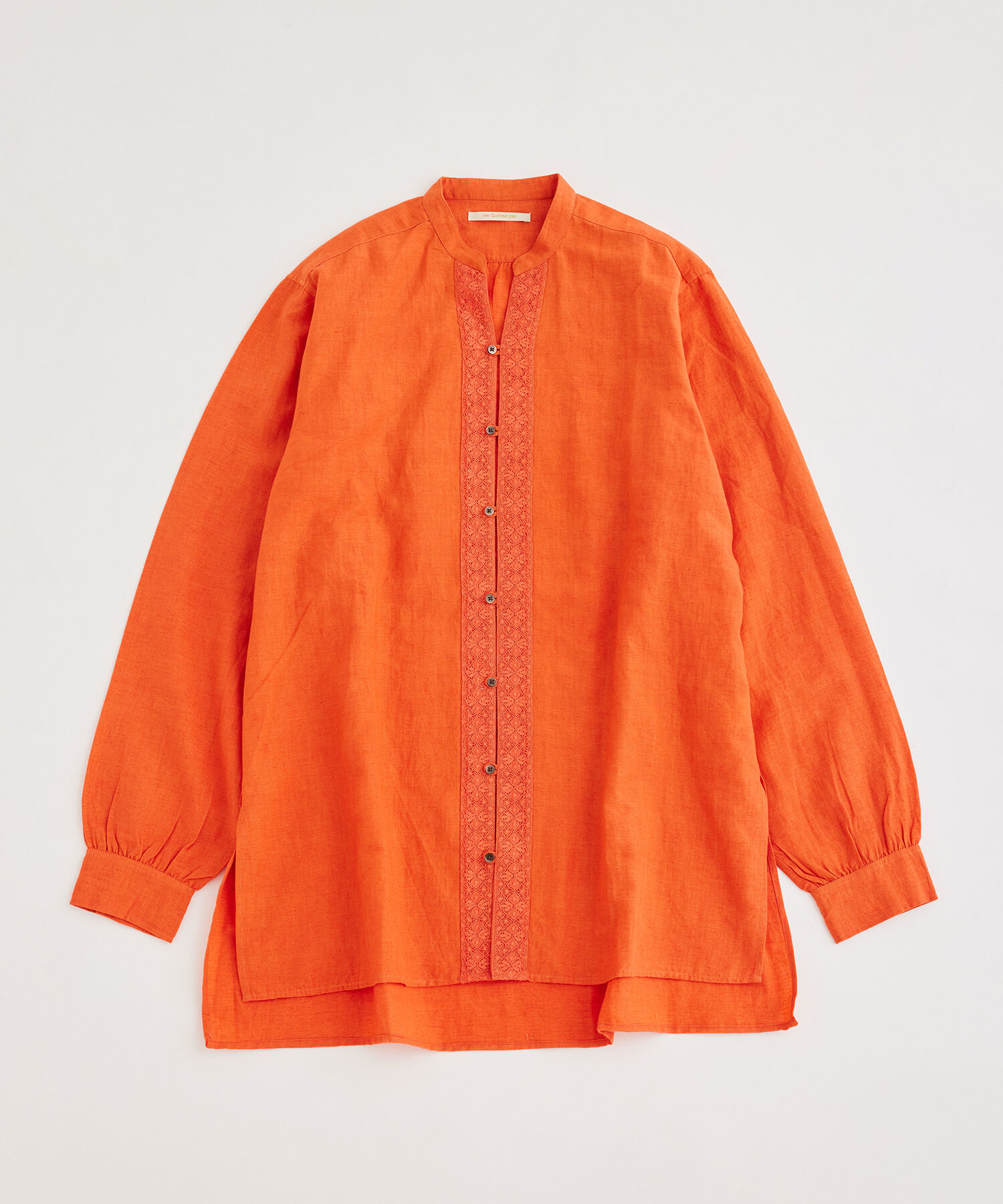 ADAM ET ROPE'「【別注】《ne Quittez pas / ヌキテパ》OVER SIZE Caftan SHIRT」|シャツ・ブラウス|オレンジ(70)