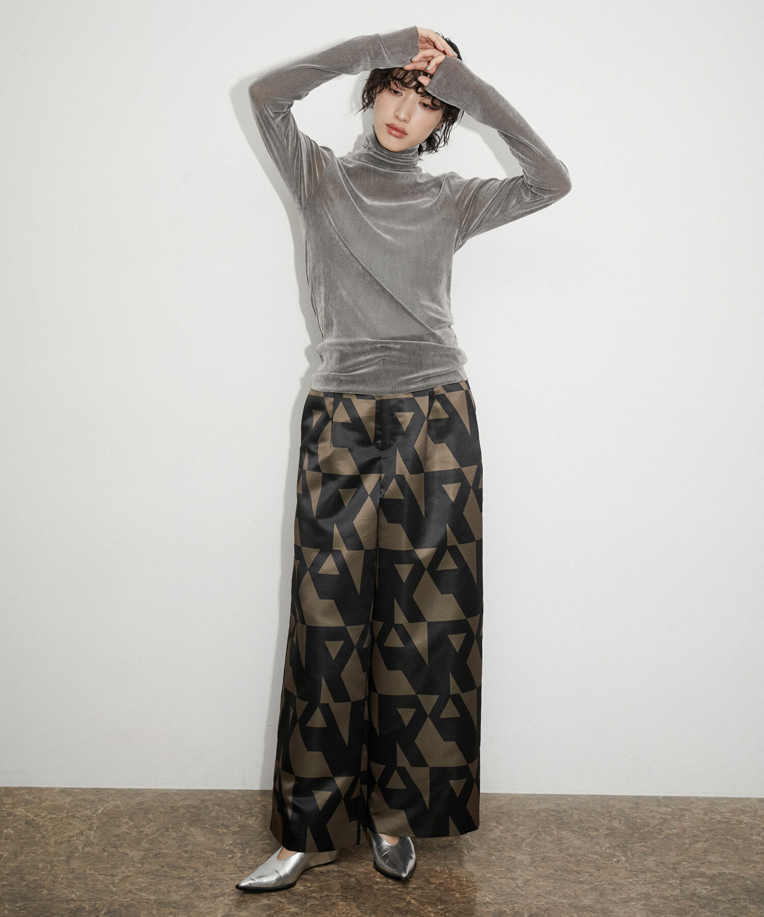 ADAM ET ROPE'「フロッキーチュールプルオーバー」|Tシャツ・カットソー|