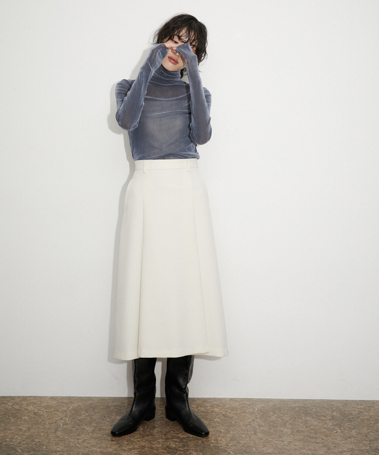 ADAM ET ROPE'「フロッキーチュールプルオーバー」|Tシャツ・カットソー|