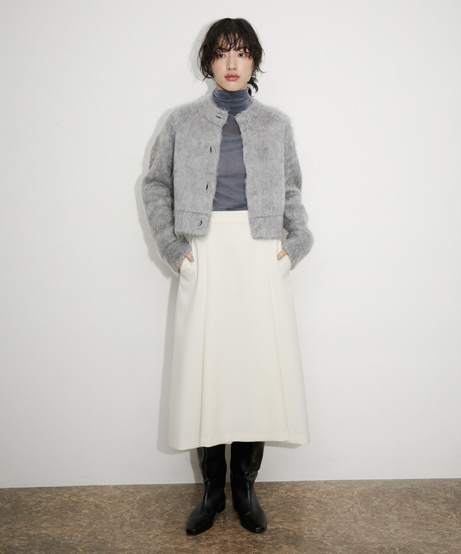 ADAM ET ROPE'「フロッキーチュールプルオーバー」|Tシャツ・カットソー|