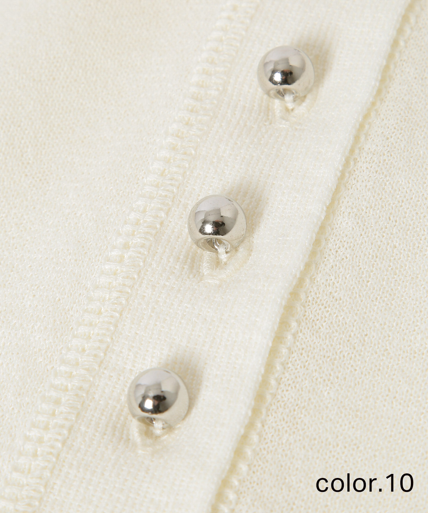 ADAM ET ROPE'「【WEB限定・洗える・追加】ポイントシアーニットカーディガン」|カーディガン|