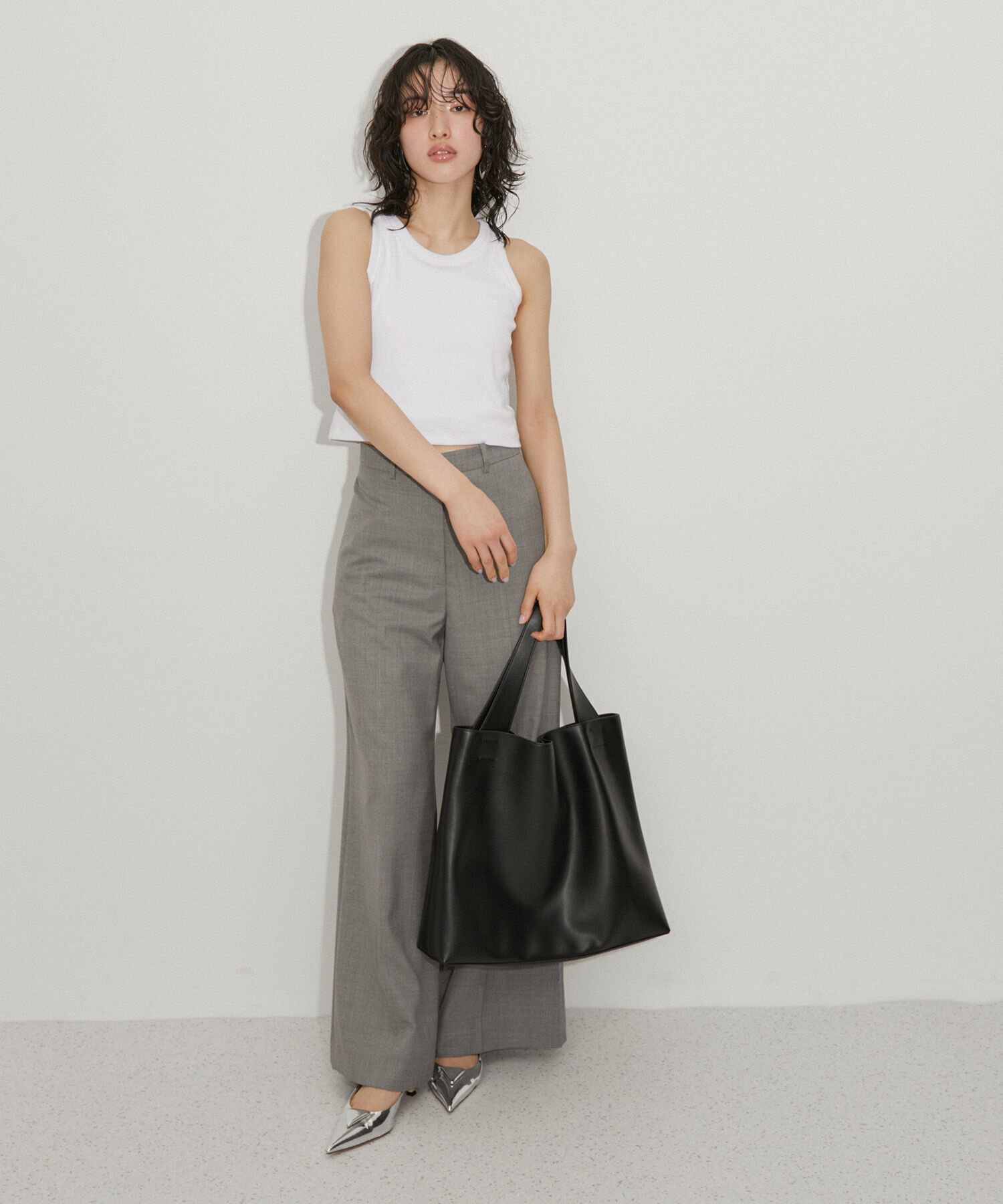 ADAM ET ROPE'「【サステナブル】アメスリタンクトップ」|タンクトップ|