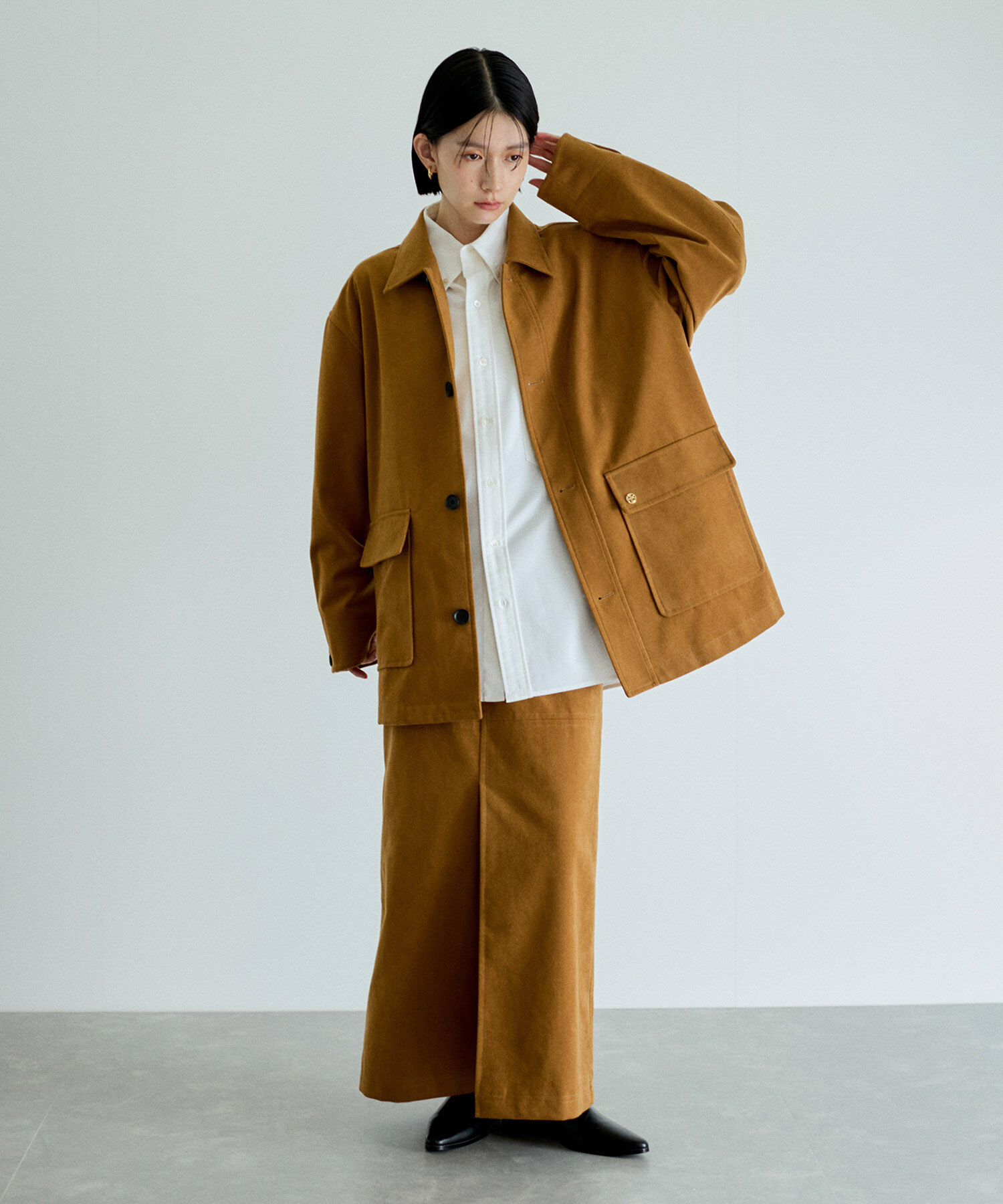 ADAM ET ROPE'「オックスボタンダウンシャツ」|シャツ・ブラウス|