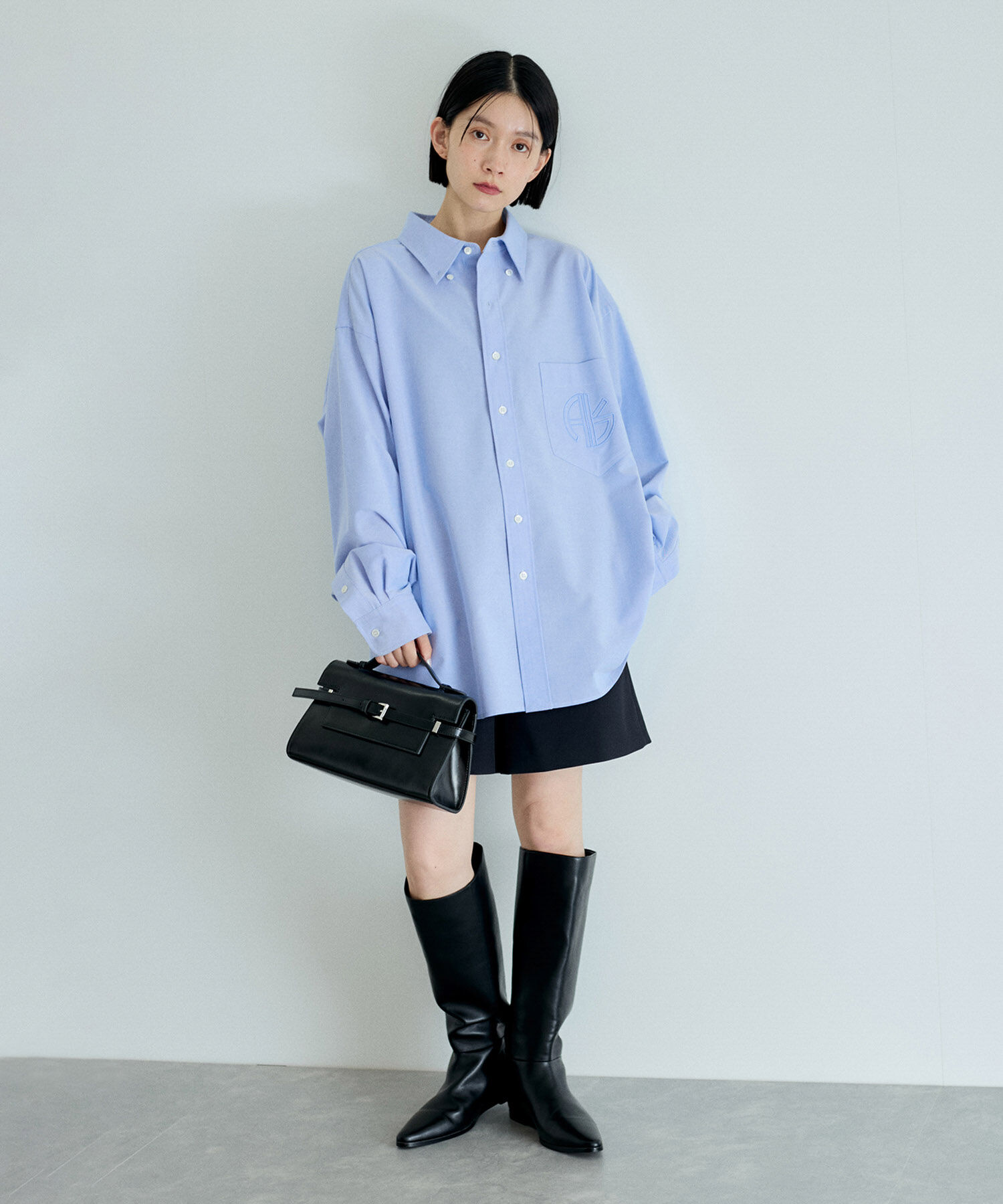 ADAM ET ROPE'「オックスボタンダウンシャツ」|シャツ・ブラウス|