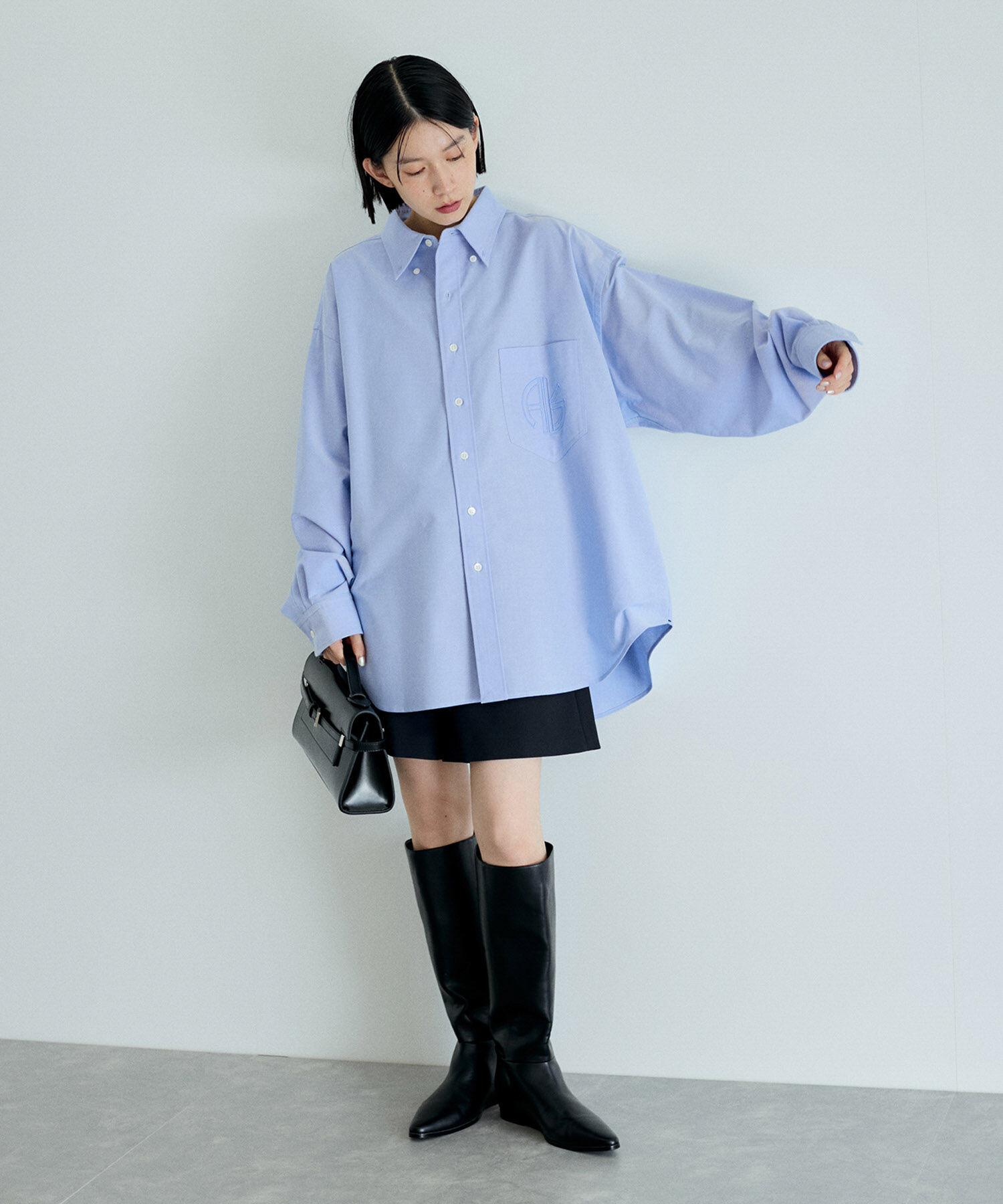 ADAM ET ROPE'「オックスボタンダウンシャツ」|シャツ・ブラウス|