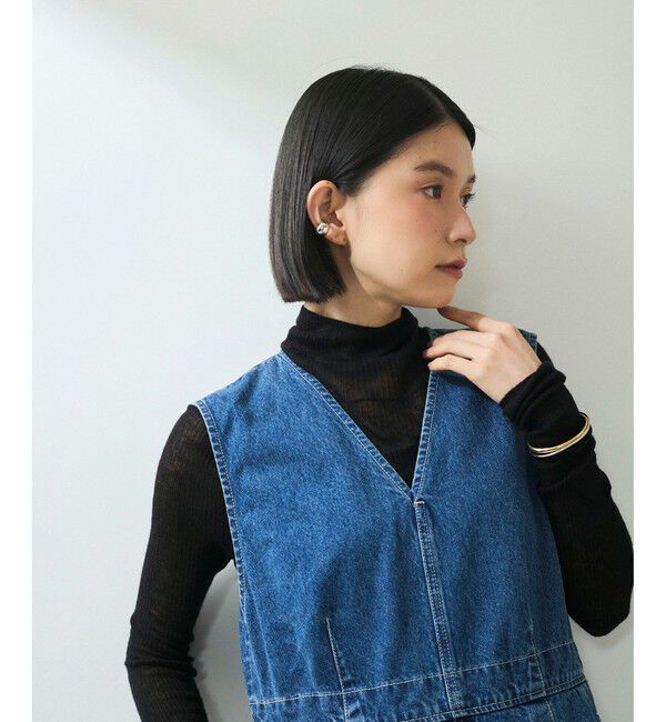 ADAM ET ROPE'「【WEB限定】ラインデニムオールインワン」|オールインワン|