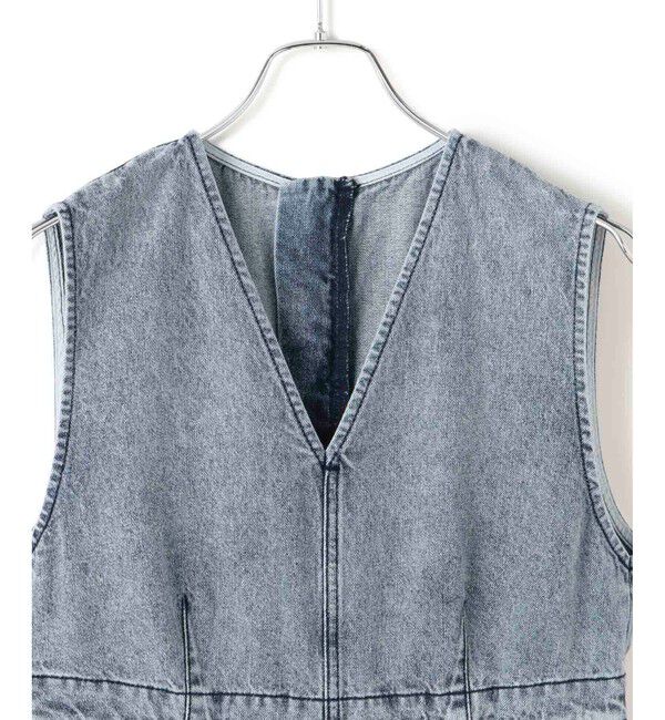 ADAM ET ROPE'「【WEB限定】ラインデニムオールインワン」|オールインワン|