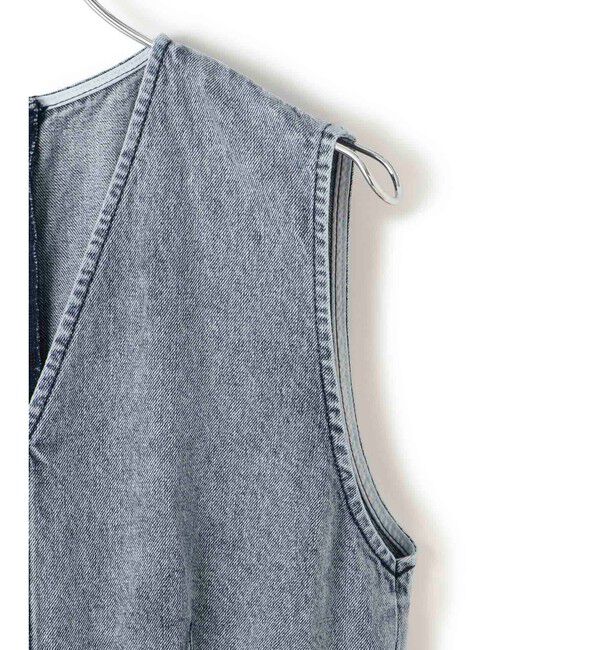 ADAM ET ROPE'「【WEB限定】ラインデニムオールインワン」|オールインワン|