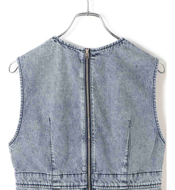 ADAM ET ROPE'「【WEB限定】ラインデニムオールインワン」|オールインワン|