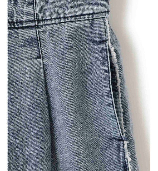 ADAM ET ROPE'「【WEB限定】ラインデニムオールインワン」|オールインワン|