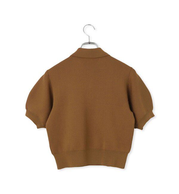 ADAM ET ROPE'「リボンポロニット」|ポロシャツ|