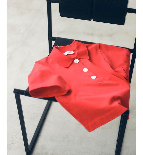 ADAM ET ROPE'「コクーンスリーブポロシャツ」|ポロシャツ|