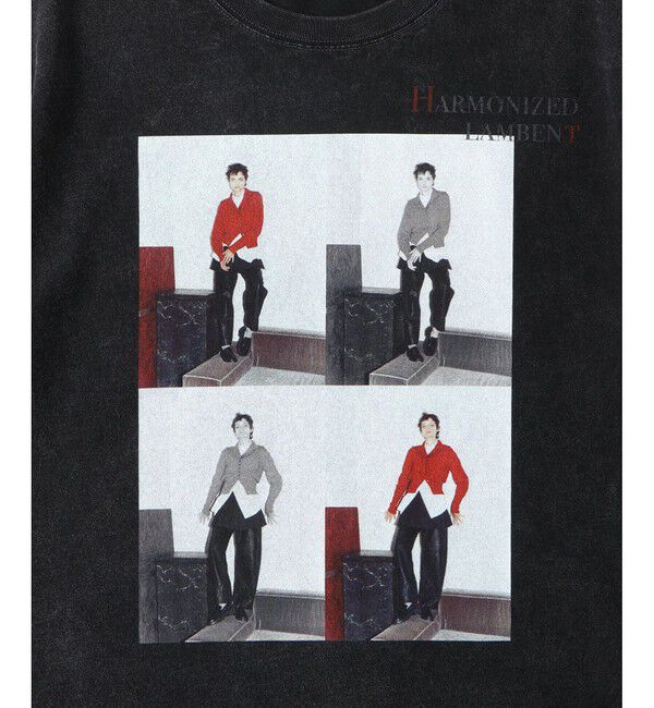 ADAM ET ROPE'「【WEB限定】RECORDSガーメントダイTシャツ」|Tシャツ・カットソー|