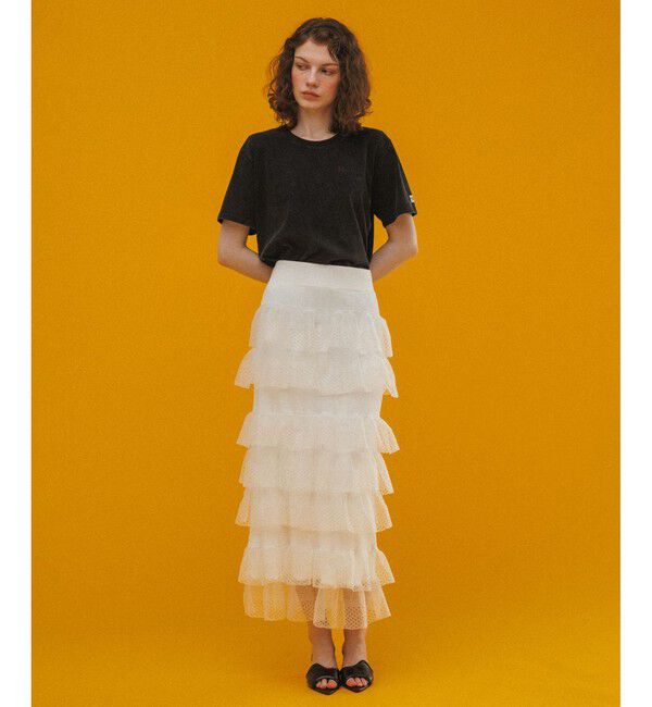 ADAM ET ROPE'「【WEB限定】RECORDSガーメントダイTシャツ」|Tシャツ・カットソー|