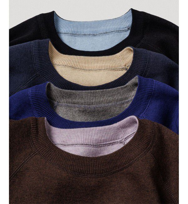 ADAM ET ROPE'「《リバーシブル》カシミヤブレンド ニットプルオーバー」|ニット・セーター|