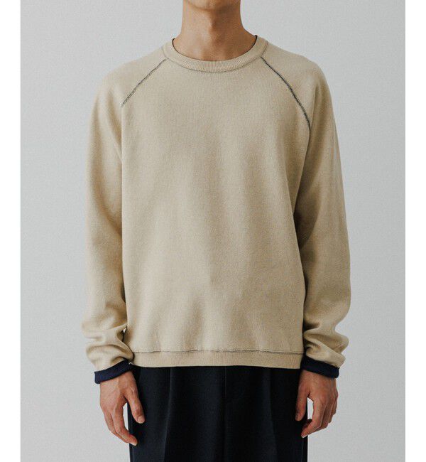 ADAM ET ROPE'「《リバーシブル》カシミヤブレンド ニットプルオーバー」|ニット・セーター|