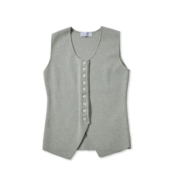ADAM ET ROPE'「フルニードルニットジレ」|ベスト・ジレ|