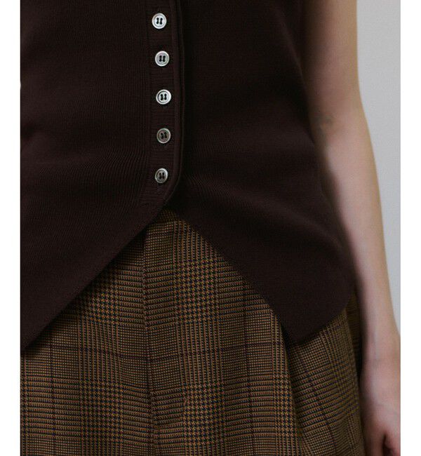 ADAM ET ROPE'「フルニードルニットジレ」|ベスト・ジレ|