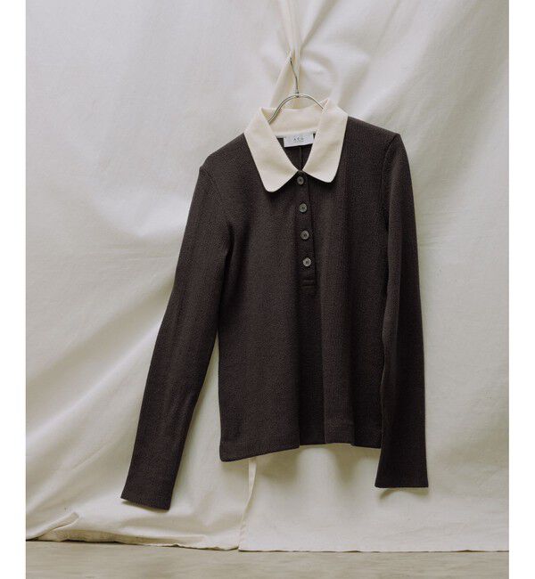 ADAM ET ROPE'「【WEB限定】ロングスリーブポロシャツ」|ポロシャツ|