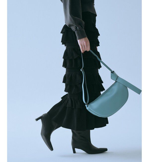 ADAM ET ROPE'「【サステナブル】フリルニットスカート」|スカート|