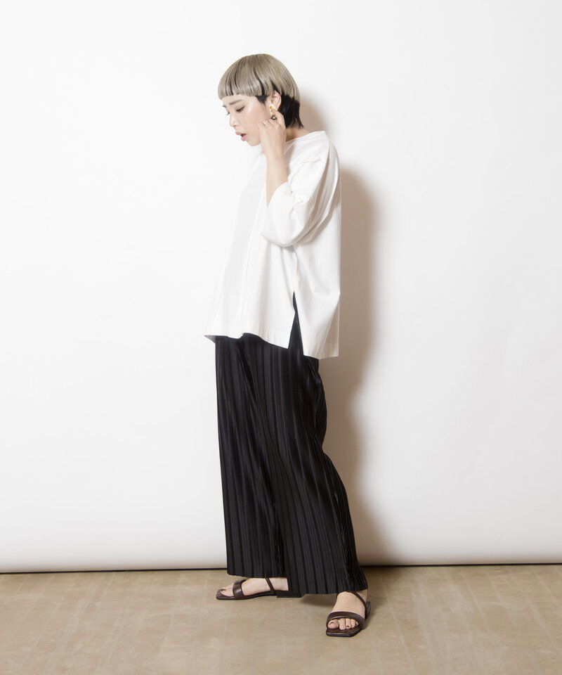  「リボンアレンジ切替Tシャツ」|Tシャツ・カットソー|