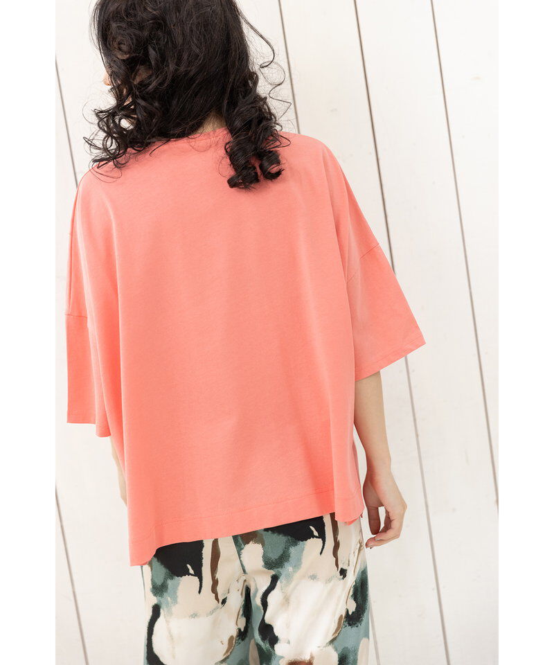  「リボンアレンジ切替Tシャツ」|Tシャツ・カットソー|