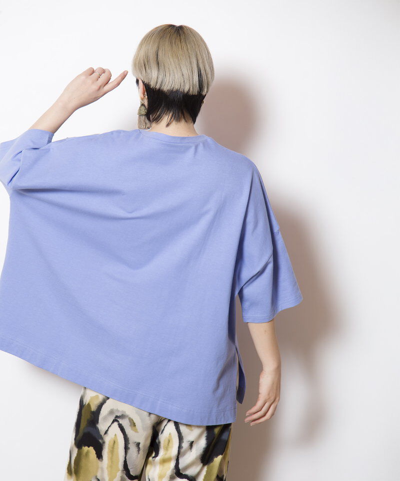  「リボンアレンジ切替Tシャツ」|Tシャツ・カットソー|