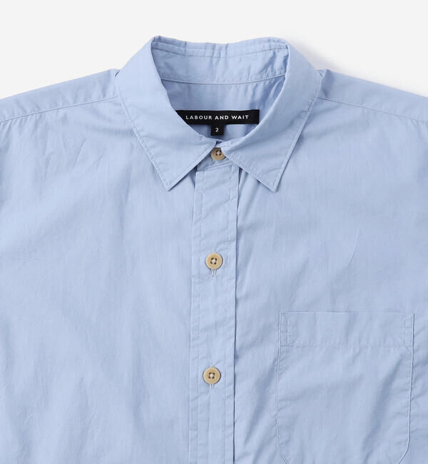 LABOUR AND WAIT「LABOUR AND WAIT | REGULAR COLLAR SHIRT WOMEN」|シャツ・ブラウス|