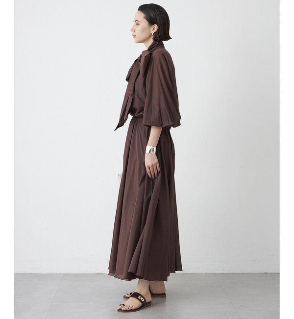  「シルクローンギャザースカート」|スカート|