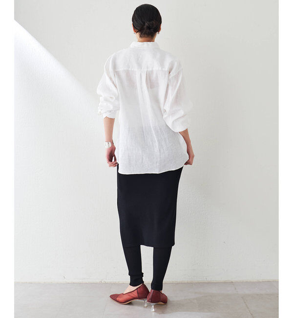 「リネンキャンバスシャツ」|シャツ・ブラウス|