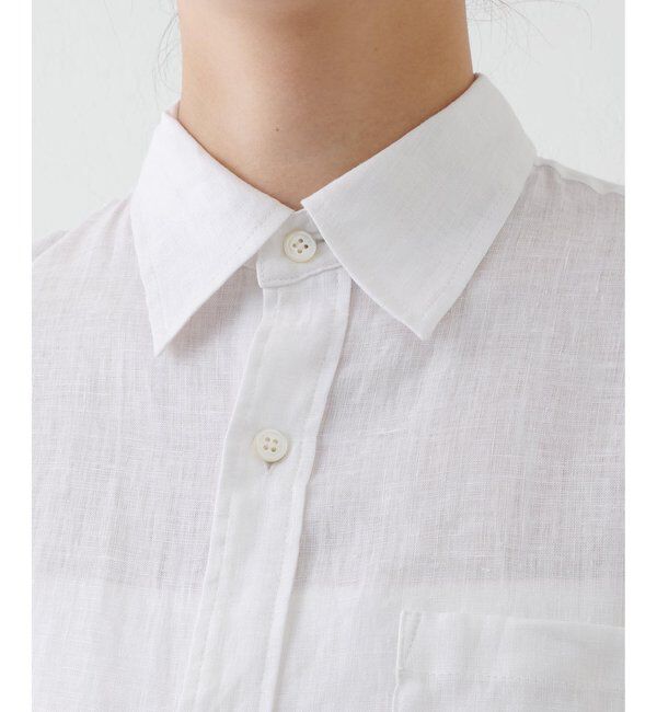  「リネンキャンバスシャツ」|シャツ・ブラウス|