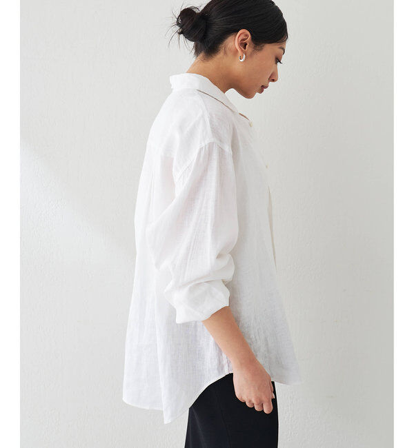  「リネンキャンバスシャツ」|シャツ・ブラウス|