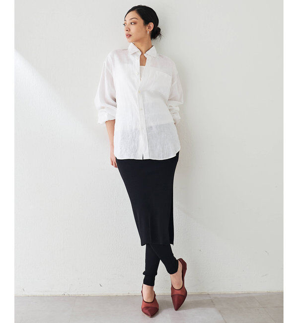  「リネンキャンバスシャツ」|シャツ・ブラウス|
