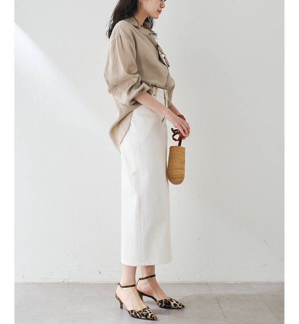  「リネンキャンバスシャツ」|シャツ・ブラウス|