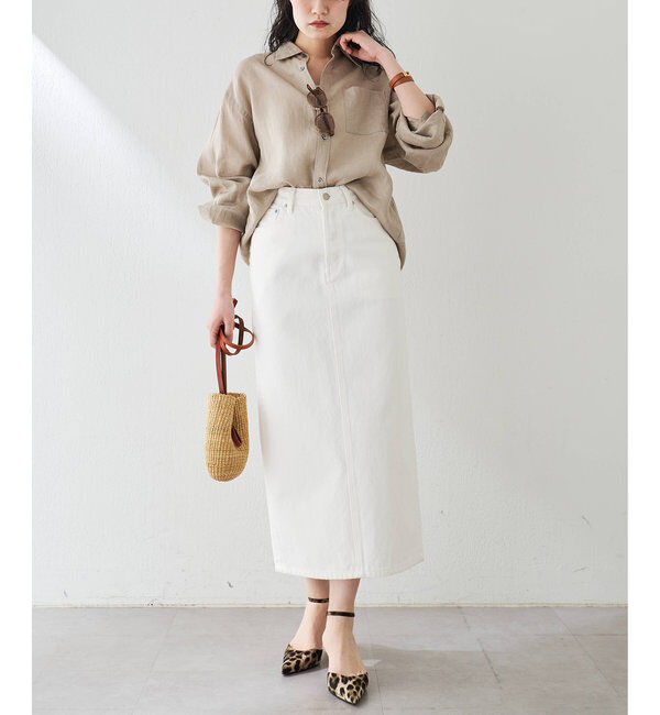  「リネンキャンバスシャツ」|シャツ・ブラウス|