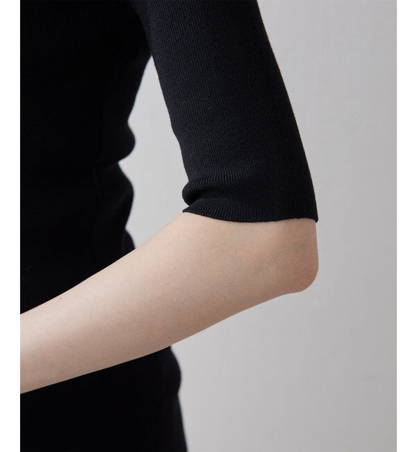 THE PAUSE「【THE PAUSE】オフショルハーフスリーブプルオーバー」|ニット・セーター|