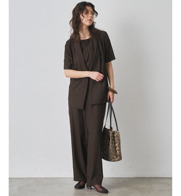  「オックスダブルハーフスリーブジャケット」|テーラードジャケット|