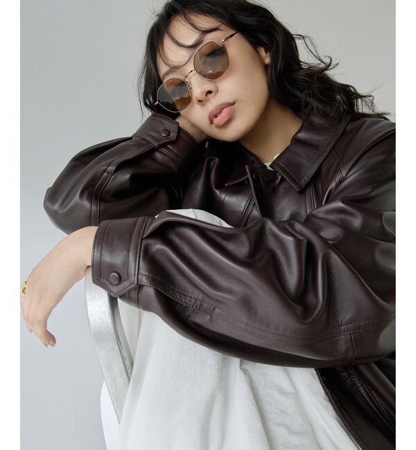 GEMINI「【GEMINI】レザーブルゾン」|ブルゾン・スタジャン|