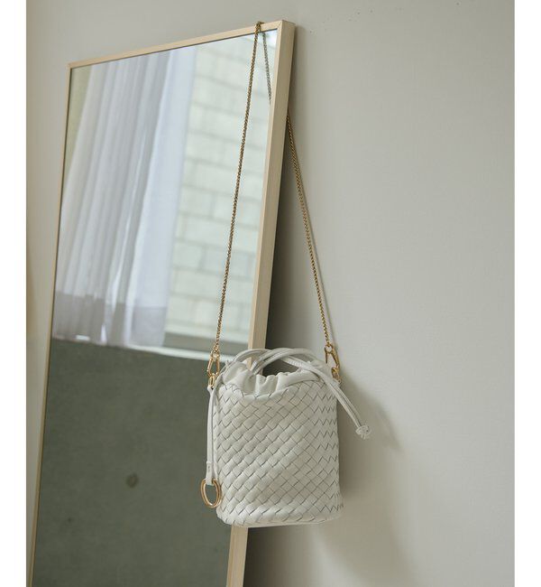  「【INNUE】Drawstring bag」|トートバッグ|ホワイト