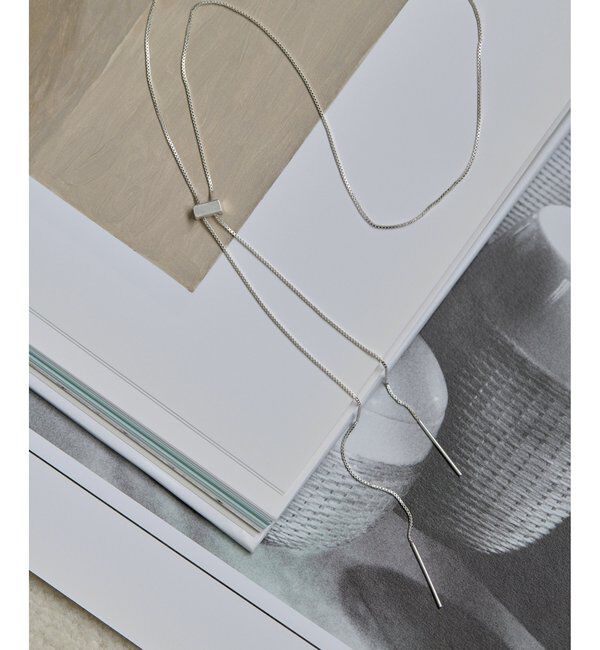 THE PAUSE「【THE PAUSE】スライダータイネックレス」|リング|