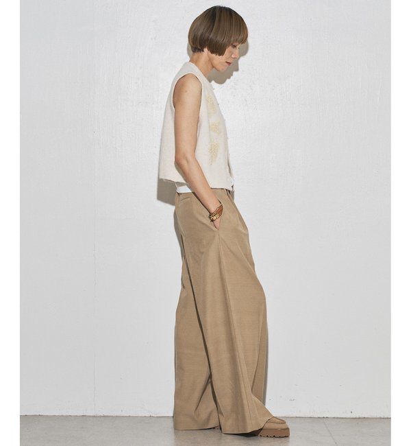 GEMINI「【GEMINI】ビーズニットジレ」|ニット・セーター|