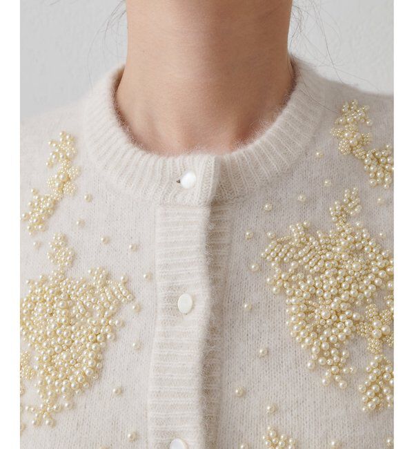 GEMINI「【GEMINI】ビーズニットジレ」|ニット・セーター|