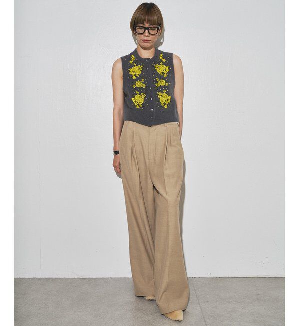 GEMINI「【GEMINI】ビーズニットジレ」|ニット・セーター|