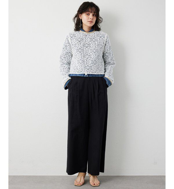  「【THE PAUSE】ボタニカルレースブラウス」|シャツ・ブラウス|