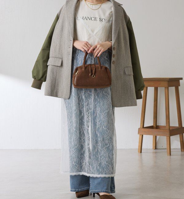  「2WAYレースキャミワンピース」|ワンピース|