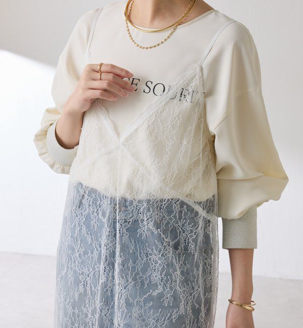  「2WAYレースキャミワンピース」|ワンピース|