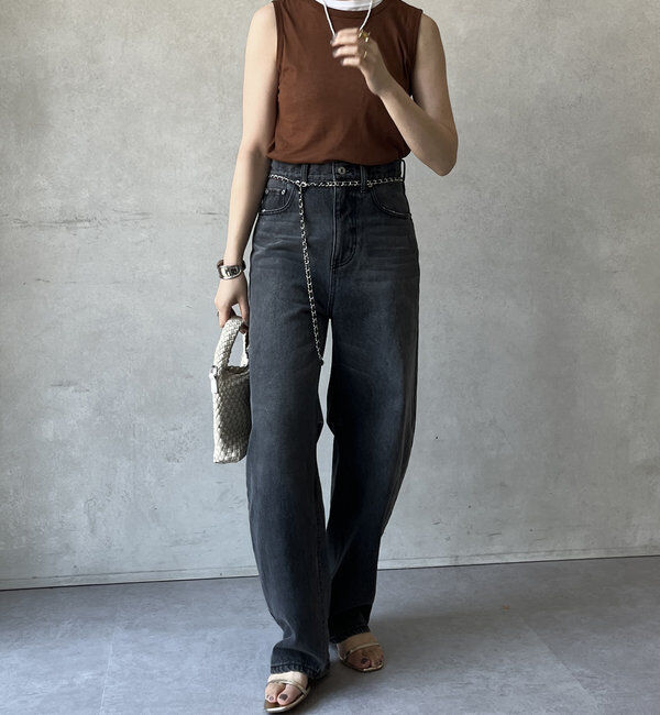  「【ベストセラーアイテム】カーブデニム」|デニム|