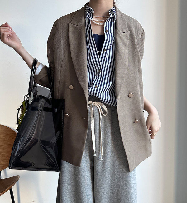  「メッシュダブルジャケット」|テーラードジャケット|